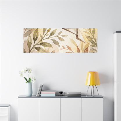 Fukinsei Paper Fold Canvas Art - Japandi Watercolor
