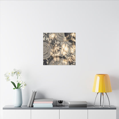 Healing Water Ripple Canvas Art - Gold Vein Kintsugi