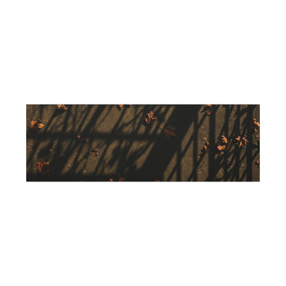 Shadow Play Canvas Art | Autumn Dark Japandi Moody Minimal Art