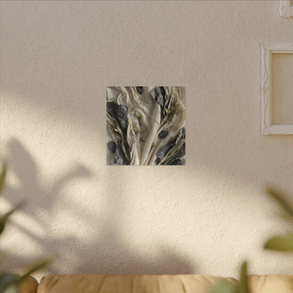 Spring Silk Drape Texture Canvas Art | Warm Decor
