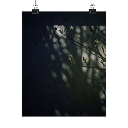 Shoji Screen Wall Art Print | Spring Dark Japandi Moody Minimal Art Art Print