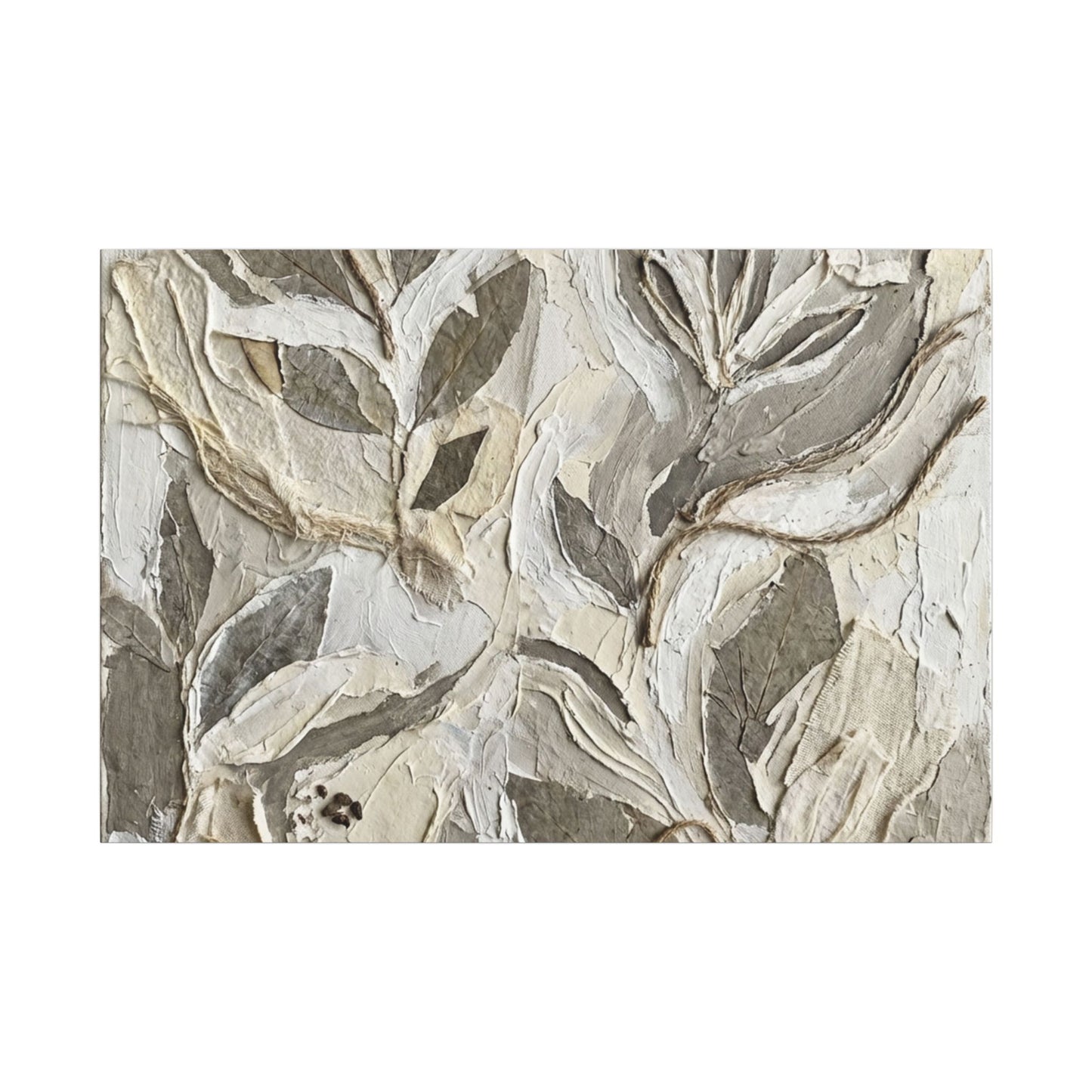 Japandi Textured Canvas Art Art Print
