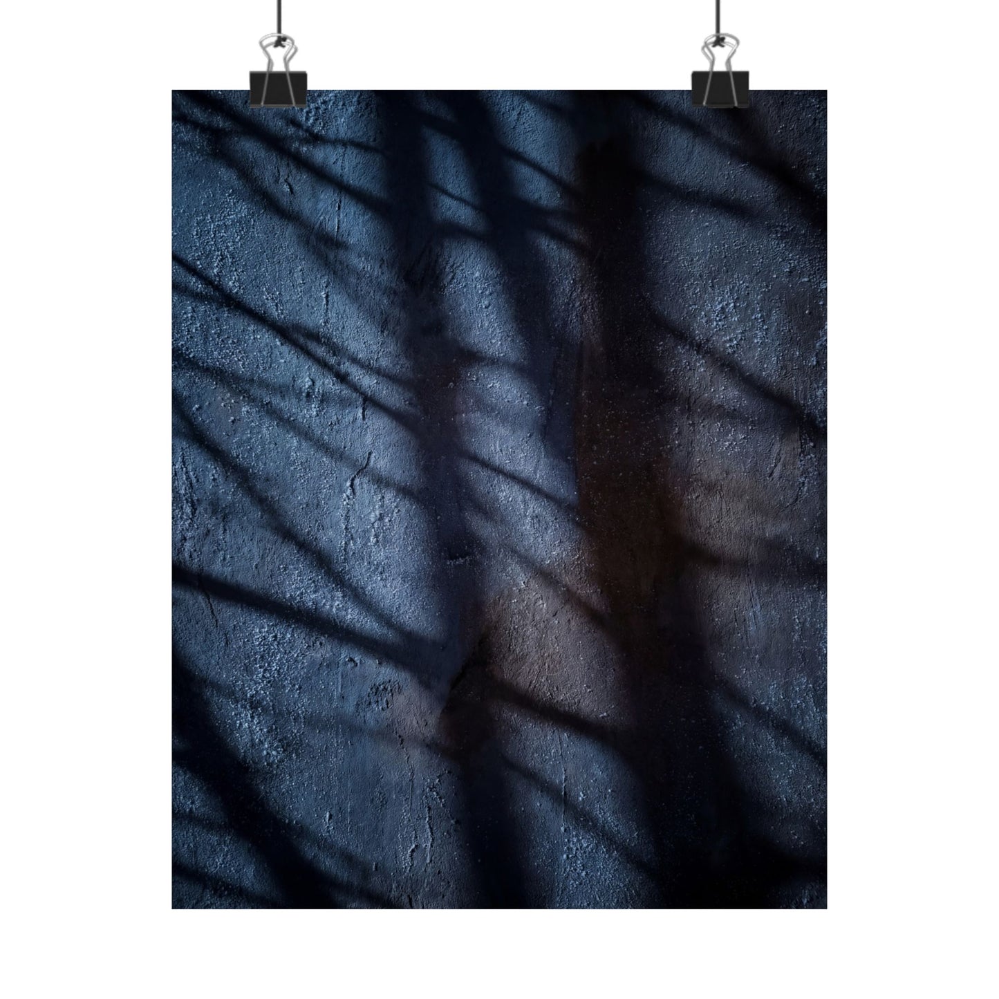 Mono No Aware Shadow Play Wall Art Print - Dark Japandi Moody Minimal Art Print
