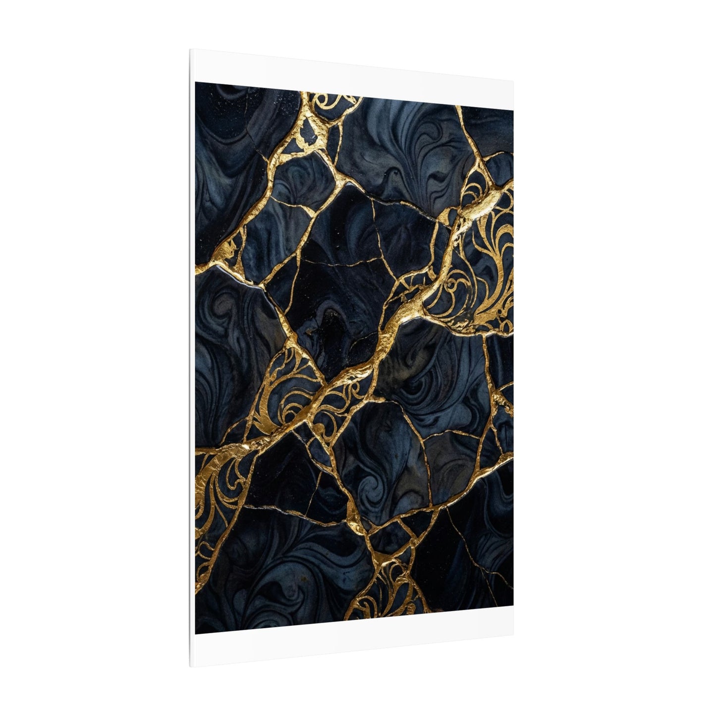 Kintsugi Gold Vein Canvas Art