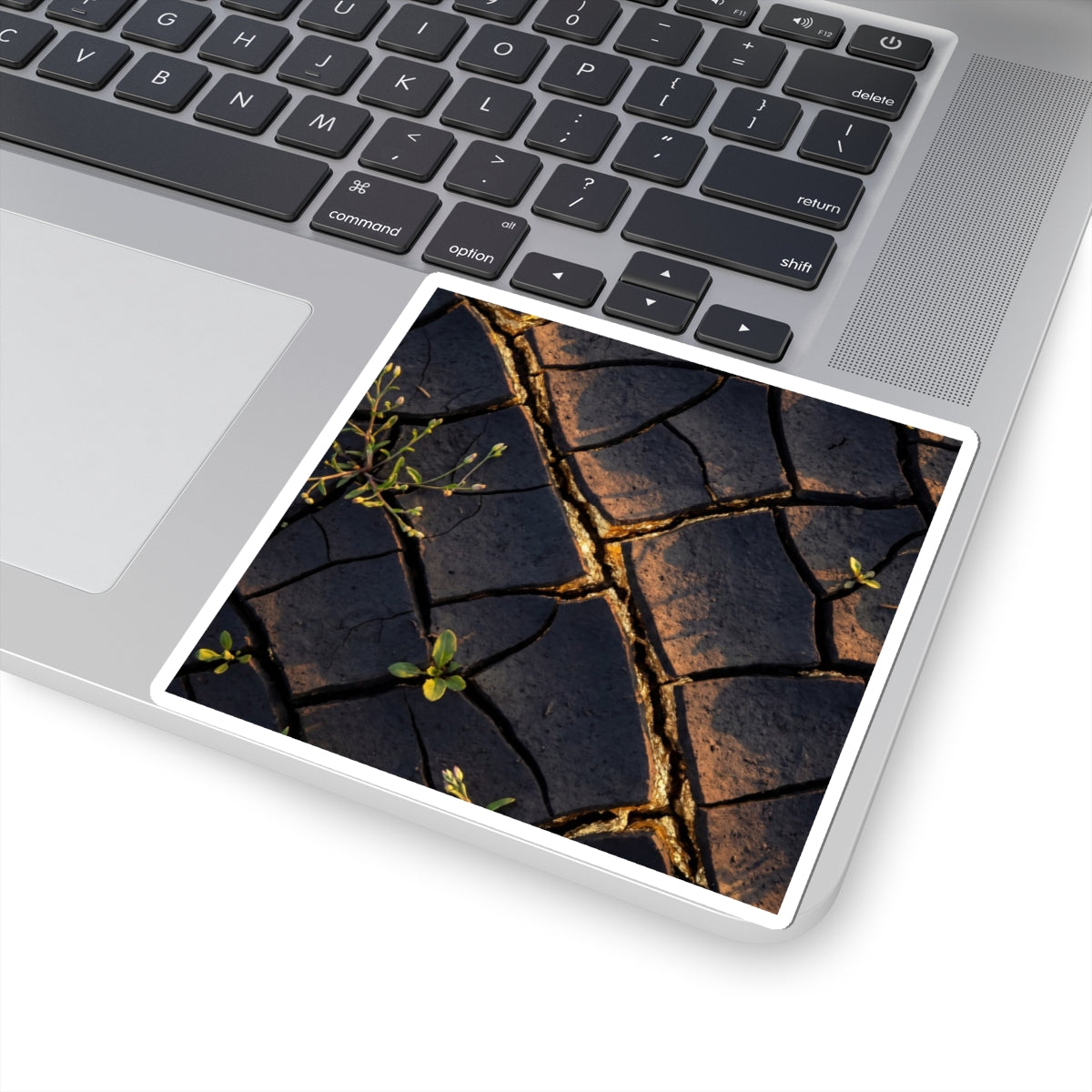 Spring Cracked Earth Gold Vein Sticker | Beautiful Decor