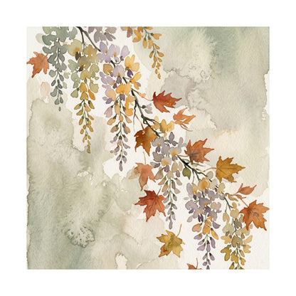 Golden Hour Wisteria Wall Art Print - Japandi Ma