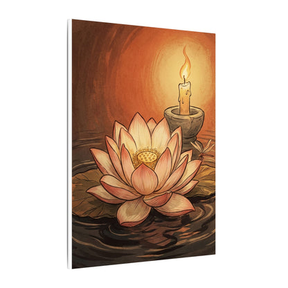 Fukinsei Dried Flowers Canvas Art - Japandi Texture