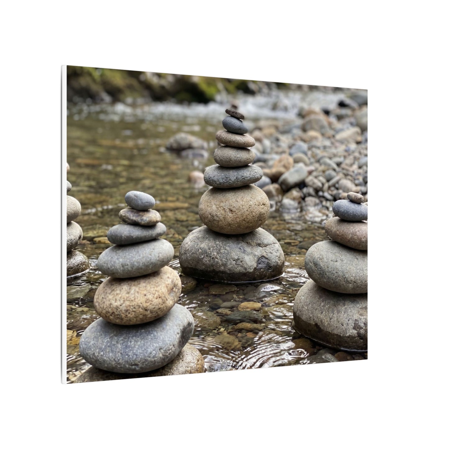 Bamboo Grove Winter Canvas Art | Zen Serene Design