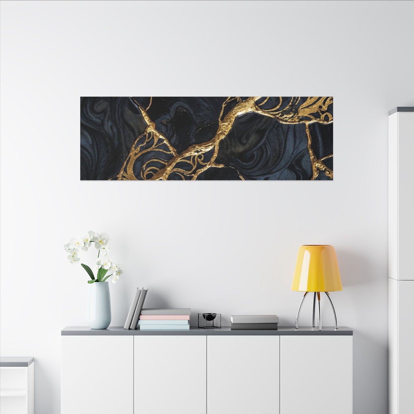 Kintsugi Gold Vein Canvas Art