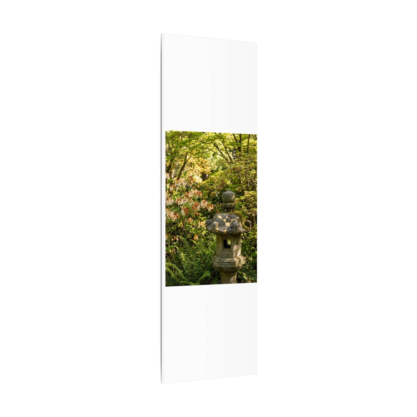 Spring Stone Lantern Gold Repair Canvas Art | Beautiful Decor