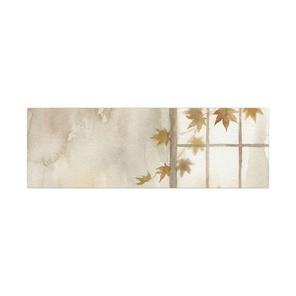Warm Shoji Screen Canvas Art - Watercolor Japandi