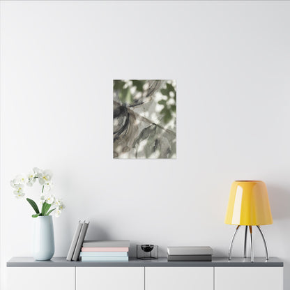 Spring Paper Fold Watercolor Canvas Art | Warm Decor