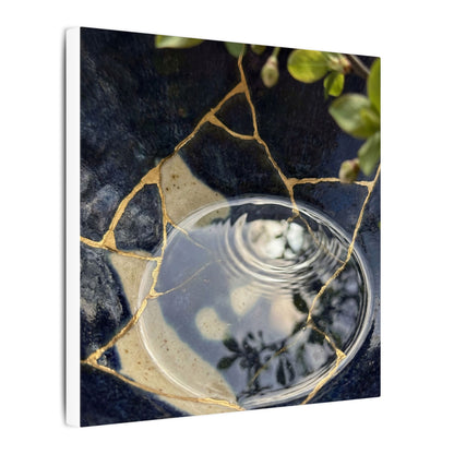 Water Ripple Spring Canvas Art | Kintsugi Beautiful Design