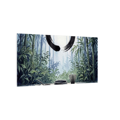 Seijaku Tea Ceremony Canvas Art - Zen Enso