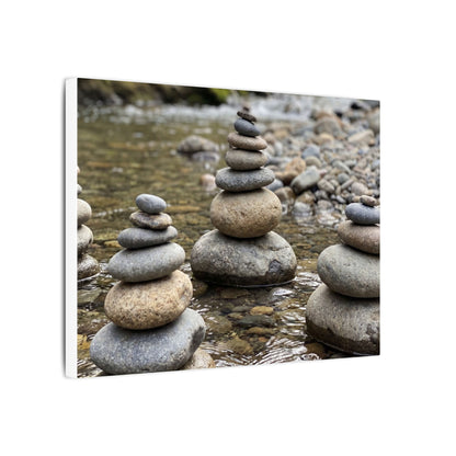 Bamboo Grove Winter Canvas Art | Zen Serene Design