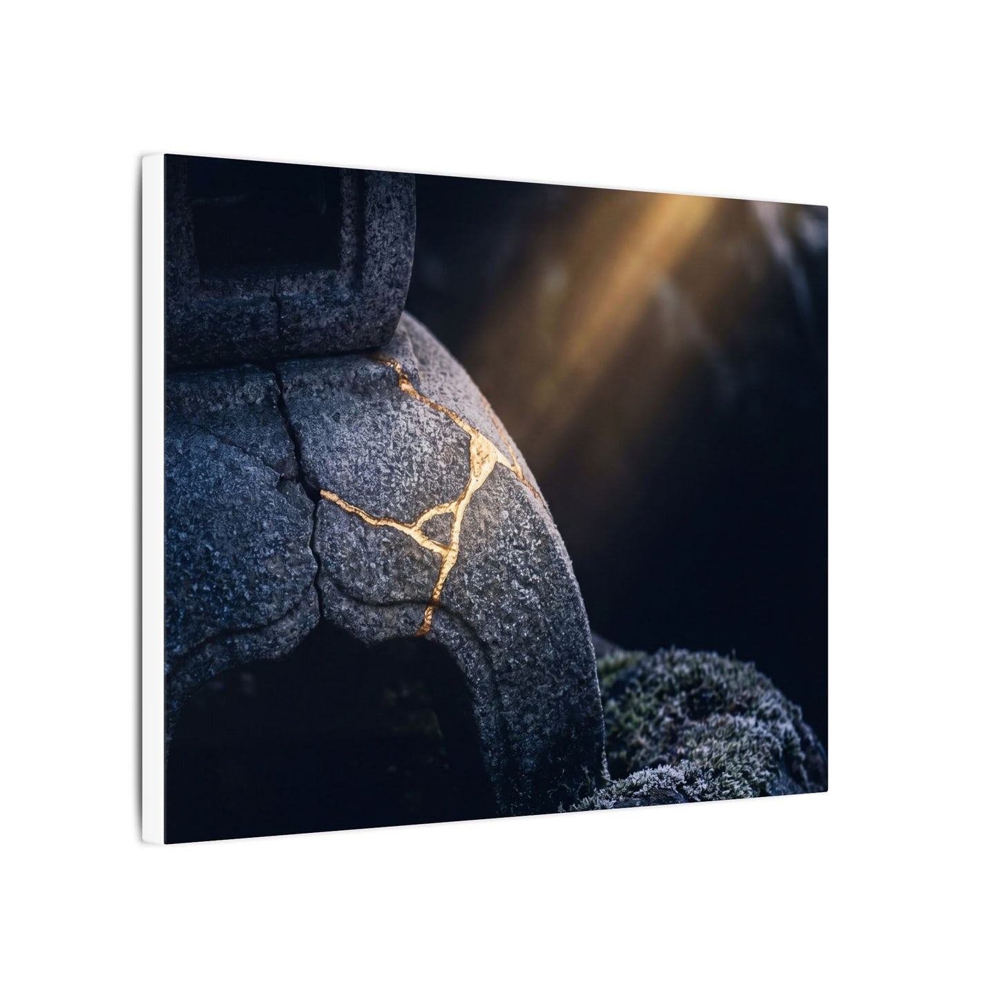 Ma Moonlit Garden Canvas Art - Kintsugi Broken Beauty