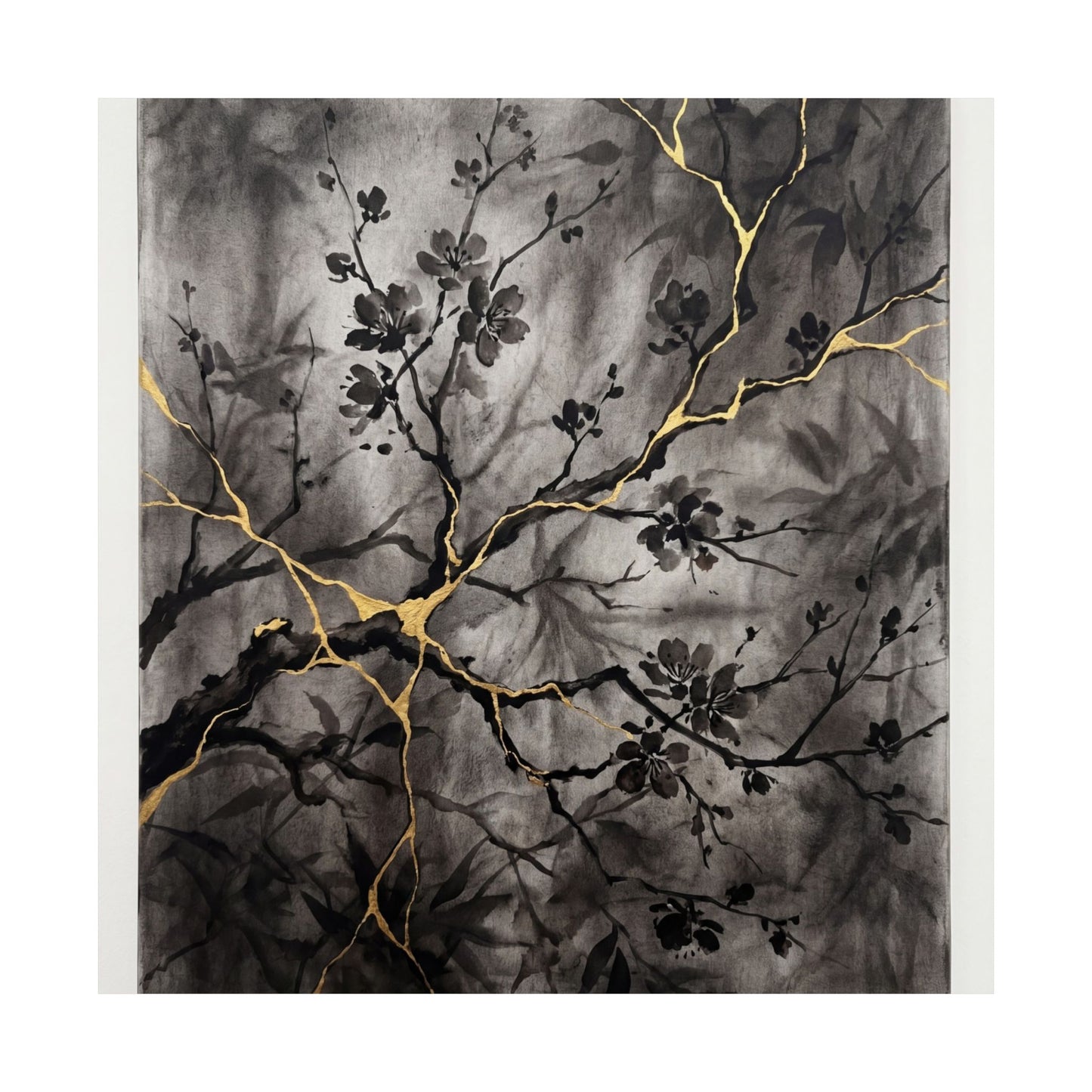 Cherry Blossom Summer Wall Art Print | Kintsugi Beautiful Design