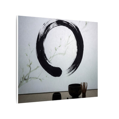 Tea Ceremony Enso Canvas Art | Peaceful Zen Art