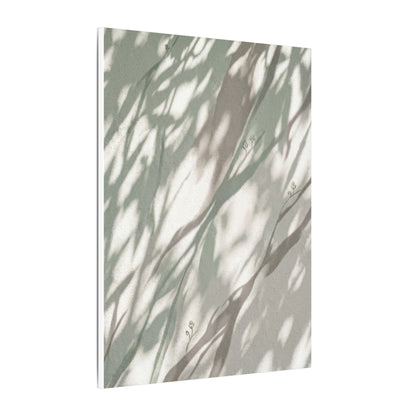 Japandi Shadow Play in Dappled | Japanese Pattern Canvas Art