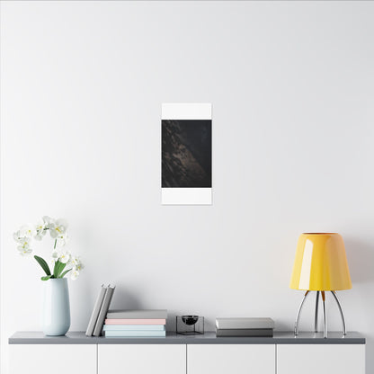 Shadow Play Winter Canvas Art | Dark Japandi Moody Design