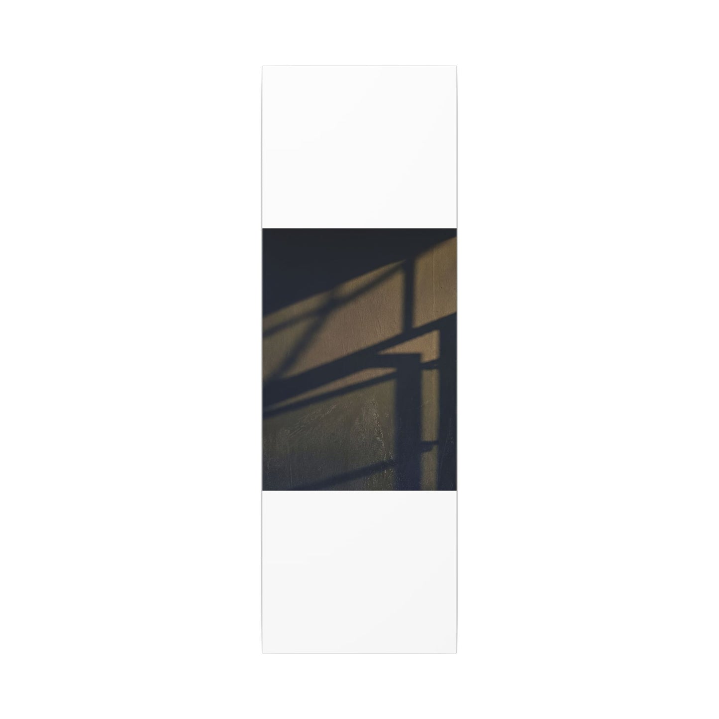 Sophisticated Shadow Play Canvas Art - Moody Minimal Dark Japandi