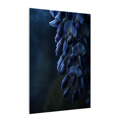 Winter Wisteria Shadow Zen Canvas Art | Atmospheric Decor