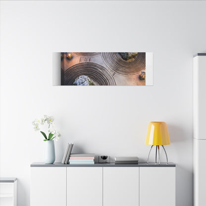 Candlelight Rock Garden Canvas Art - Japandi Ma