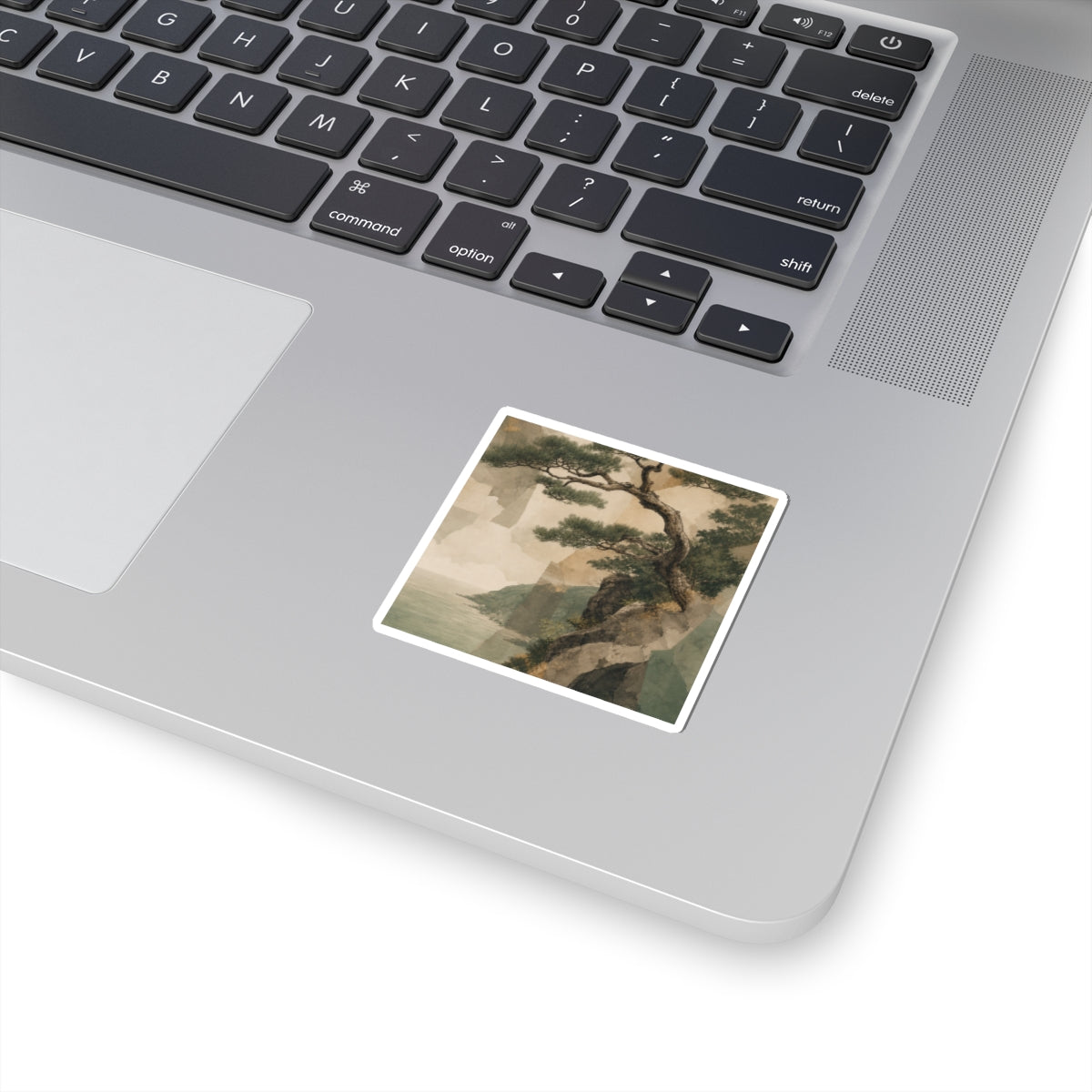 Pine Tree Summer Sticker | Japandi Cozy Design
