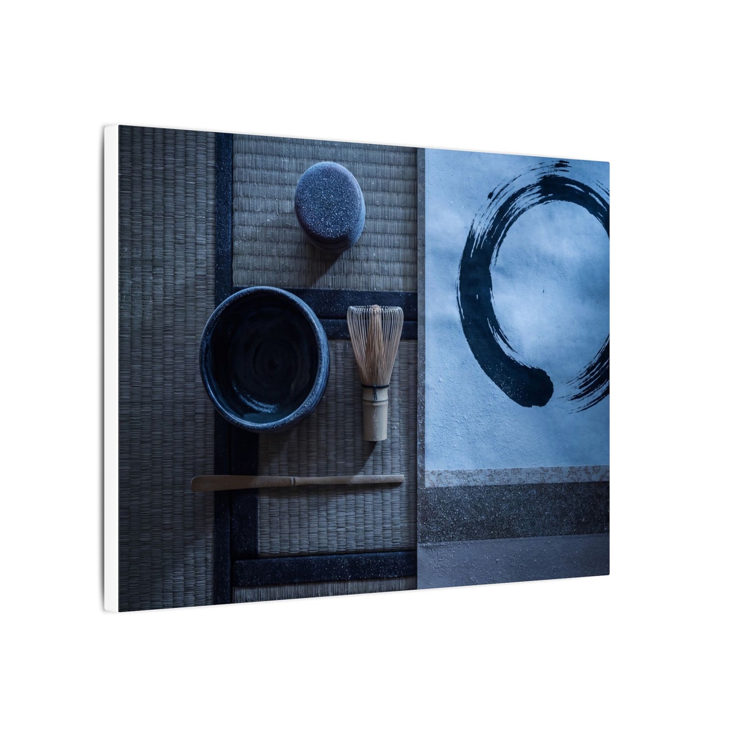 Tea Ceremony Enso Canvas Art | Calm Zen Art