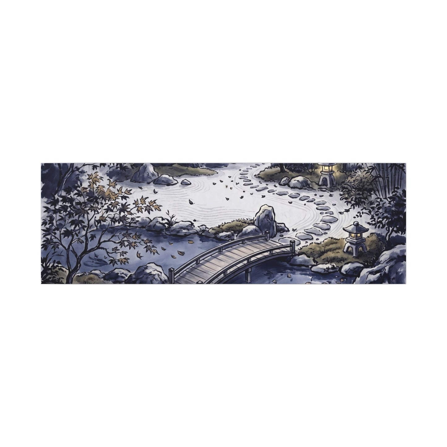 Torii Gate Enso Canvas Art | Contemplative Zen Art