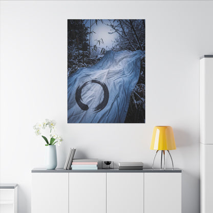 Moonlight Silk Drape Canvas Art - Zen Datsuzoku