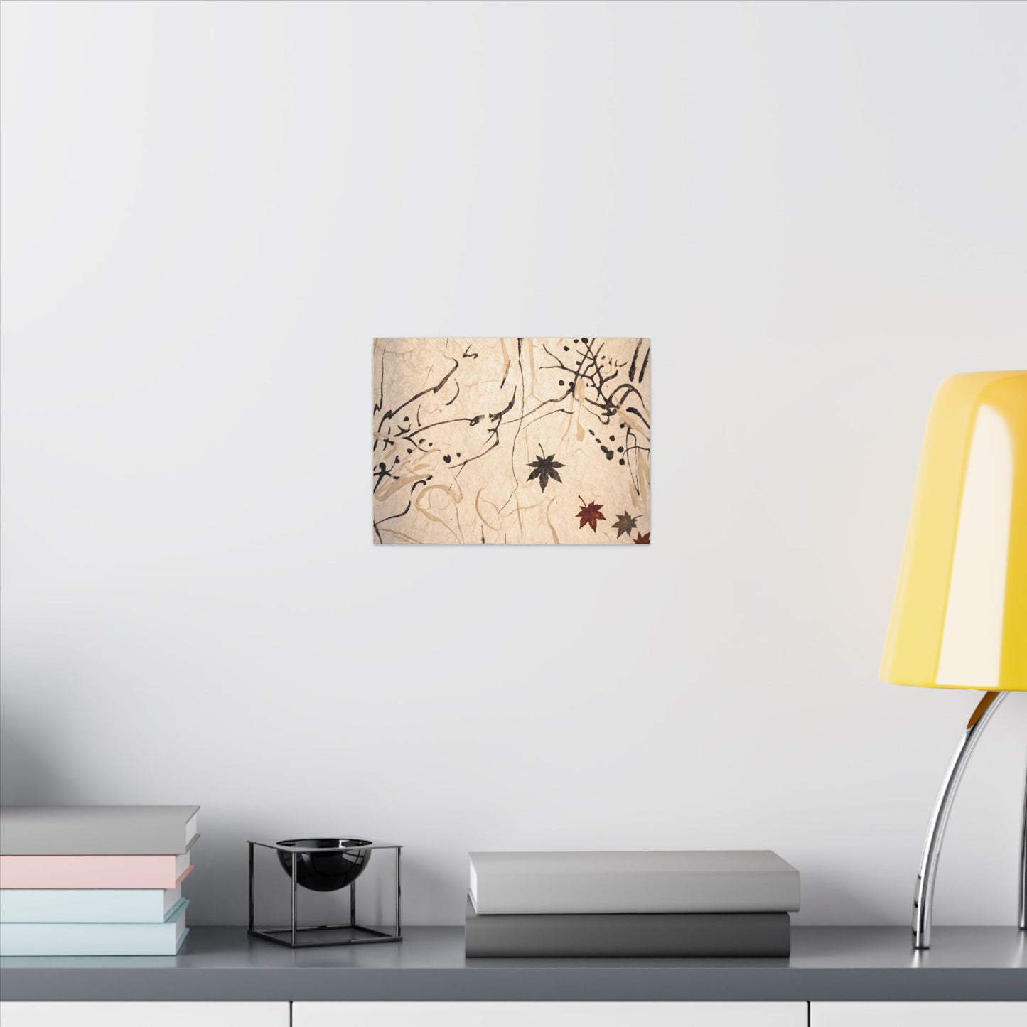 Golden Hour Shoji Screen Canvas Art - Japandi Fukinsei