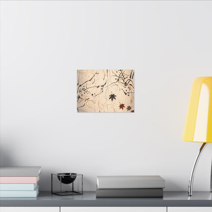 Golden Hour Shoji Screen Canvas Art - Japandi Fukinsei