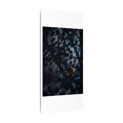 Autumn Shadow Play Shadow Zen Canvas Art | Atmospheric Decor