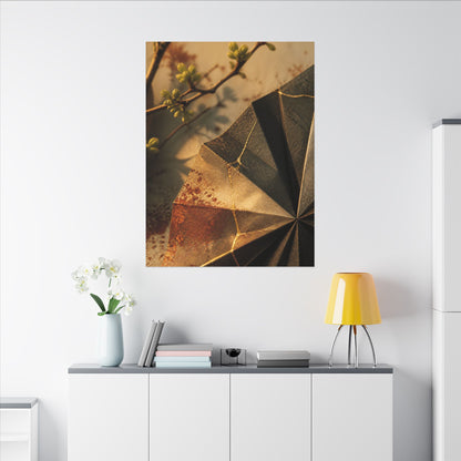 Ma Paper Fold Canvas Art - Kintsugi Broken Beauty