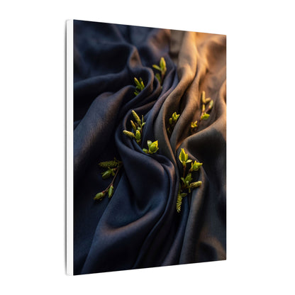 Spring Silk Drape Moody Minimal Canvas Art | Luxurious Decor