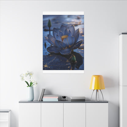 Kintsugi Lotus Flower in Dawn | Broken Beauty Canvas Art
