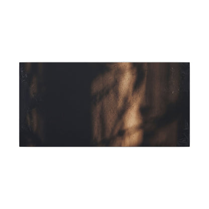 Winter Shadow Play Moody Minimal Canvas Art | Luxurious Decor