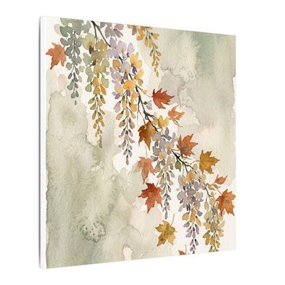 Ma Wisteria Canvas Art - Japandi Watercolor