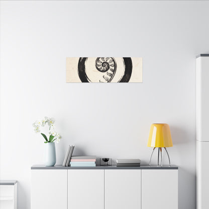 Fern Unfurling Autumn Canvas Art | Zen Peaceful Design