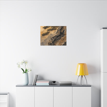 Summer Pine Tree Texture Canvas Art | Cozy Decor