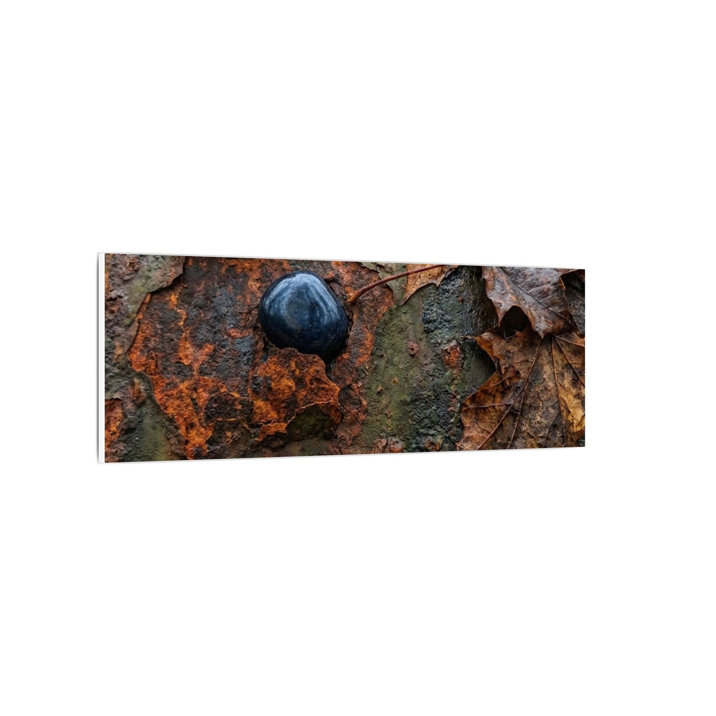 Datsuzoku Rust Patina Canvas Art - Dark Japandi Moody Minimal