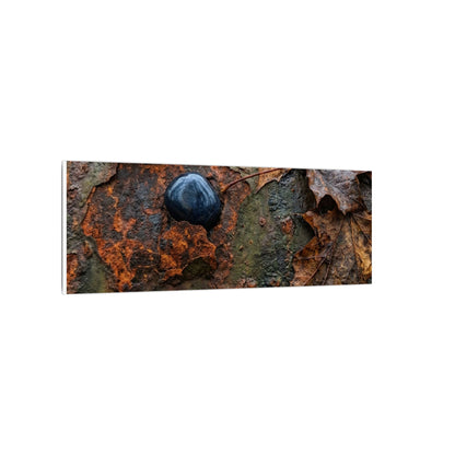 Datsuzoku Rust Patina Canvas Art - Dark Japandi Moody Minimal