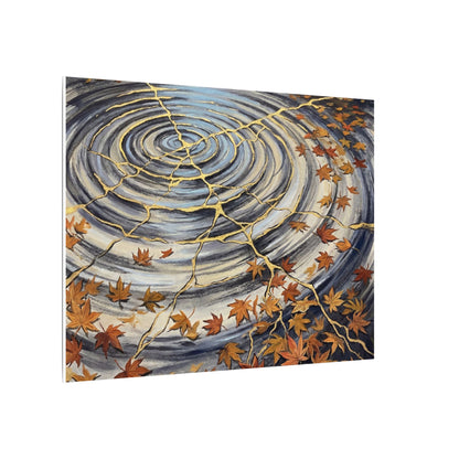 Moonlight Water Ripple Canvas Art - Kintsugi Fukinsei