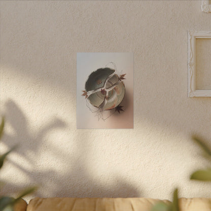 Dawn Ceramic Bowl Canvas Art - Japandi Fukinsei