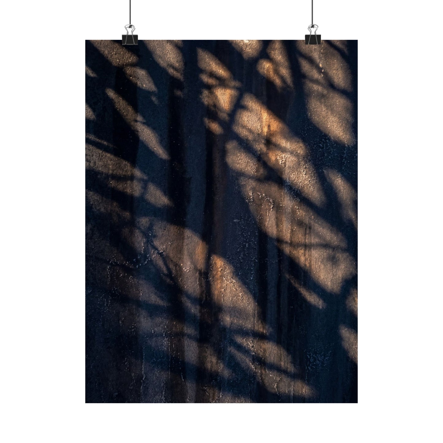 Shadow Play Shadow Zen Wall Art Print | Sophisticated Dark Japandi Art Art Print