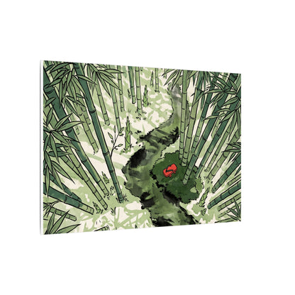 Peaceful Bamboo Grove Canvas Art - Ukiyo E Inspired Zen
