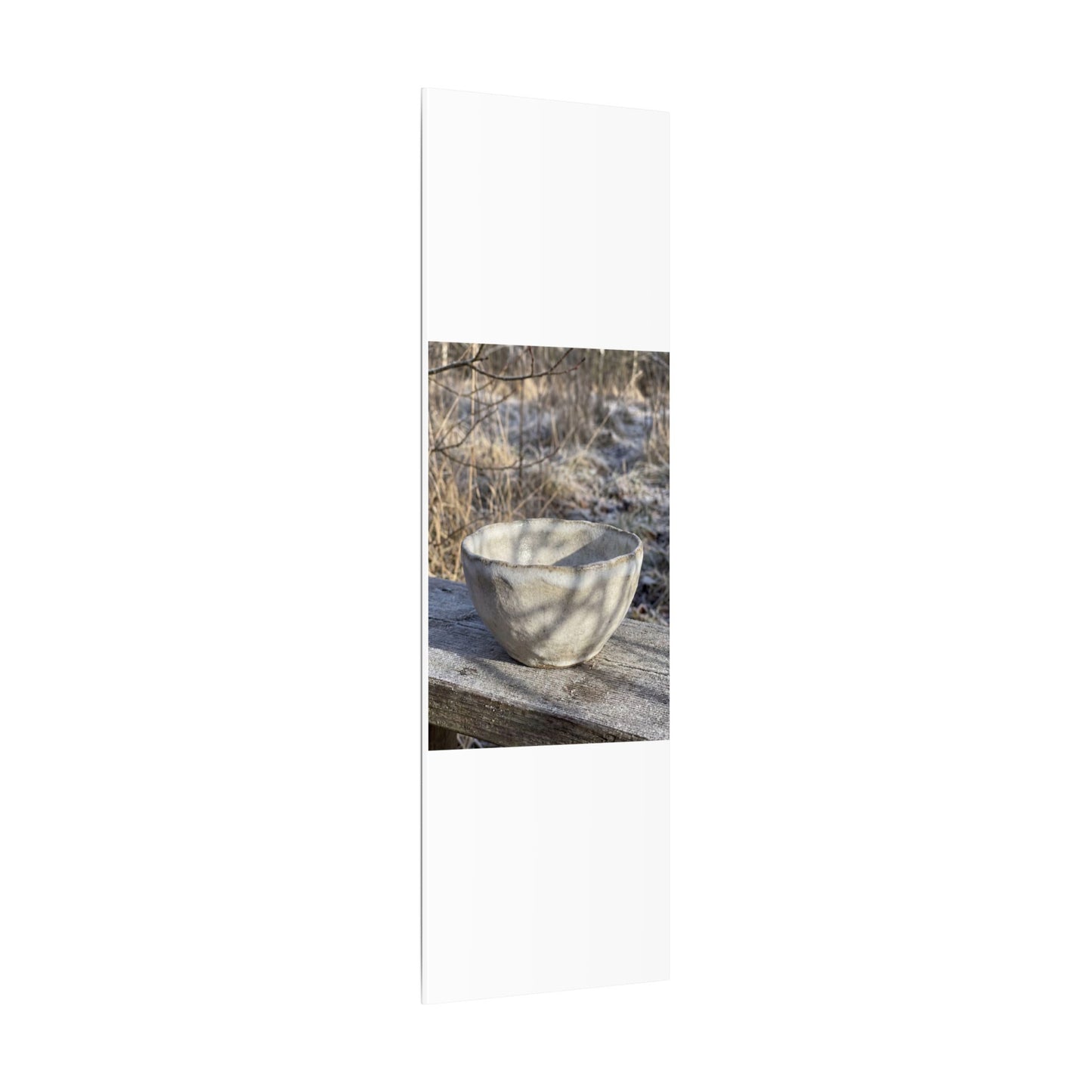 Dappled Ceramic Bowl Canvas Art - Japandi Fukinsei