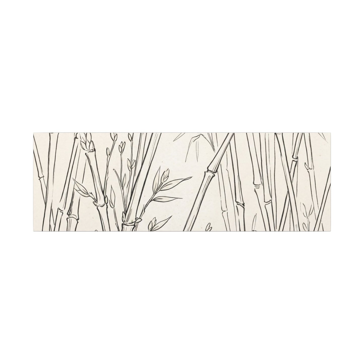 Candlelight Bamboo Grove Canvas Art - Japandi Fukinsei