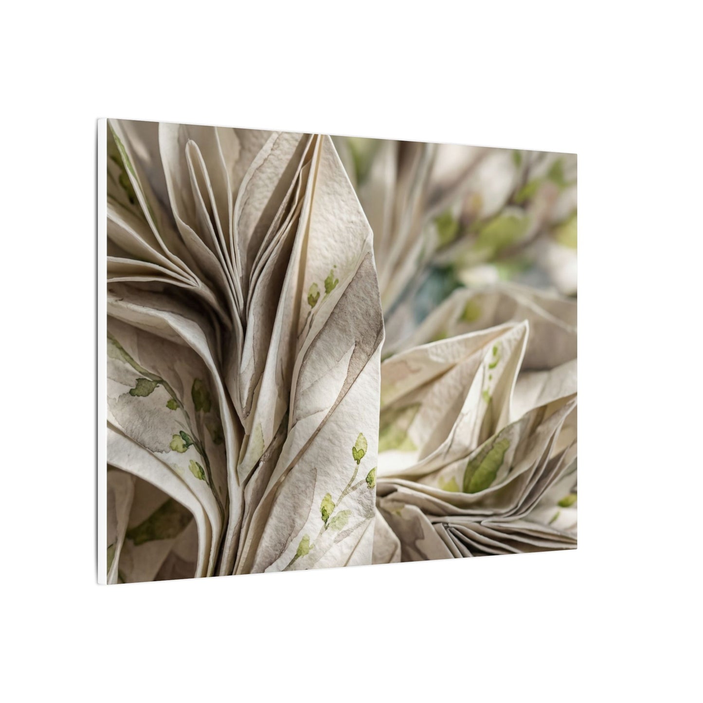 Fukinsei Paper Fold Canvas Art - Japandi Watercolor